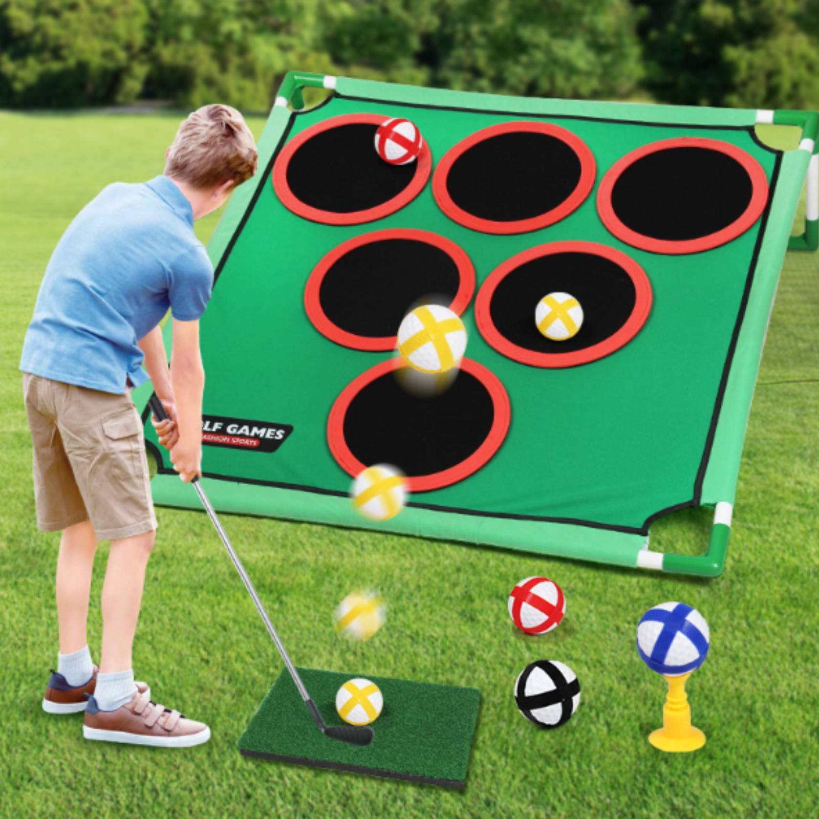 เป้าหมายฝึกซ้อมกอล์ฟแบบพกพา ง่ - X Golf Equipment บทวิจารณ์และราคา