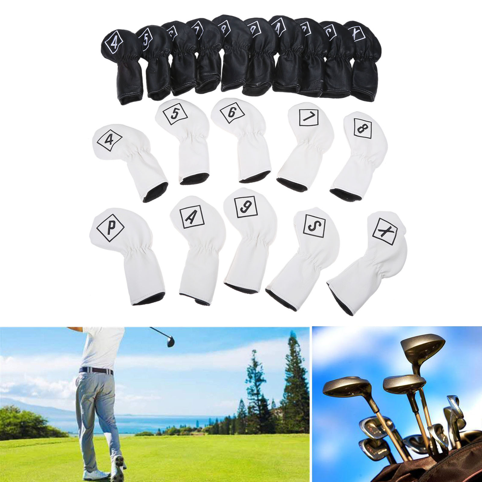 ปลอกหุ้มหัวไม้กอล์ฟหนัง PU ชุด - X Golf Equipment บทวิจารณ์และราคา
